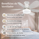 Ventilador de Teto Brisa Light