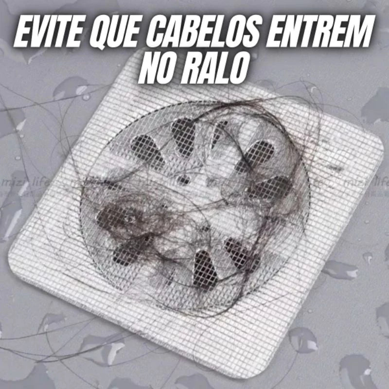 Filtro Protetor de Ralo Anti-Inseto e Cabelos