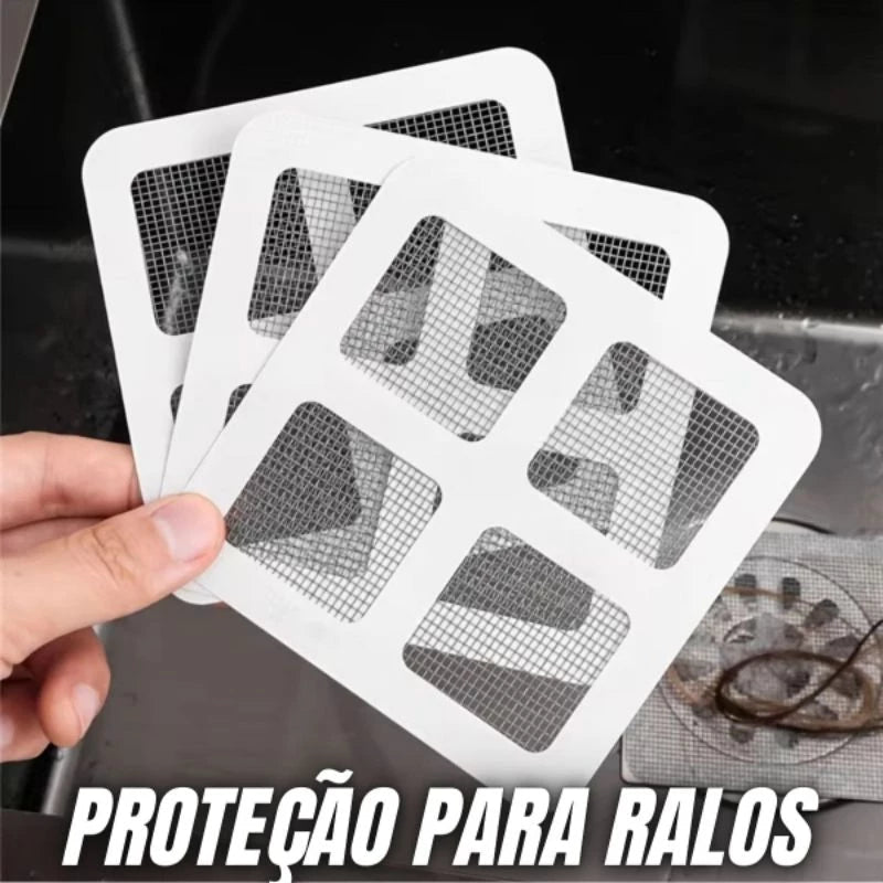Filtro Protetor de Ralo Anti-Inseto e Cabelos