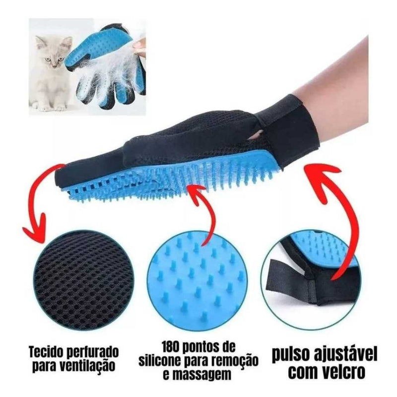 Escova de mão removedora de pelos