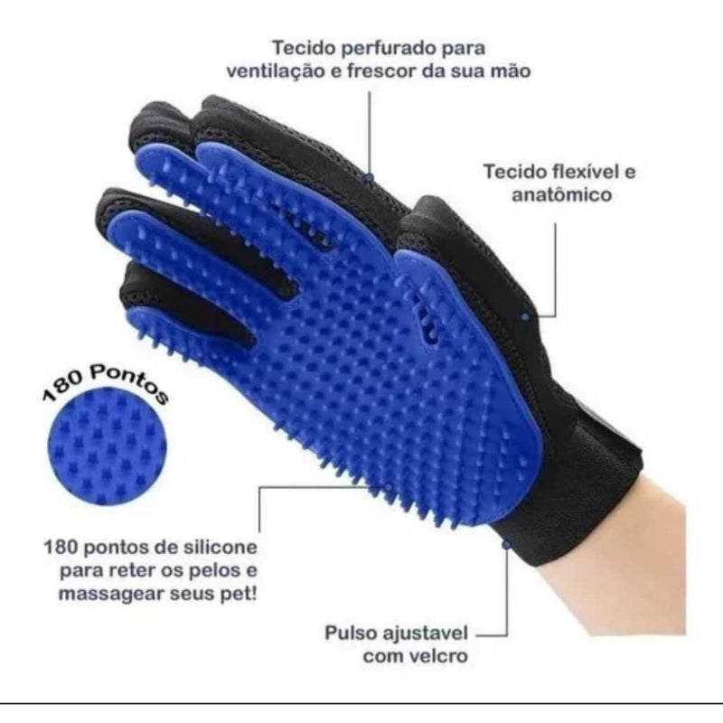 Escova de mão removedora de pelos