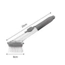 Escova com Dispenser Porta Detergente 2 Em 1